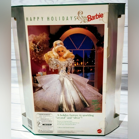 1992 Barbie Special Edition in Sparkling Silver Gown, Unopened, Sealed Box - Picture 2 of 2